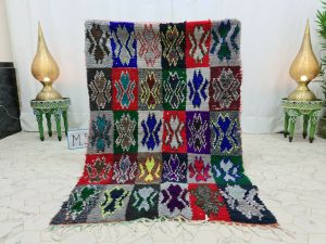 NASIM- Tribal Moroccan Berber Patchwork Vintage Rug