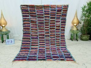 REYNA - Striped Tribal Moroccan Vintage Rug