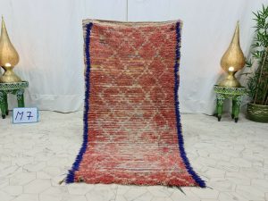 RUNA- Red Tribal Moroccan Geometric Vintage Rug
