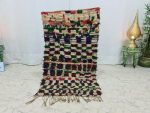 SHUKA- Mini Tribal Moroccan Patchwork Vintage Rug