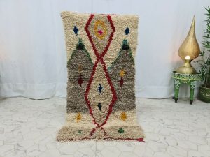 RIZAL - Beige Tribal Moroccan Geometric Vintage Rug