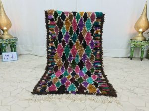 SALVA- Small Tribal Moroccan Geometric Vintage Rug