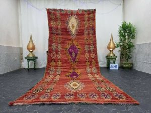 FLOOR- Large Geometric Berber Tribal Moroccan Rug