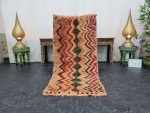 METRI- Small Orange Berber Moroccan Tribal Rug