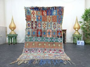 NORD- Geometric Brown Berber Tribal Symbols Rug