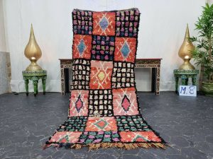 WOTER - Geometric Moroccan Colorful Boho Runner