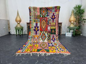 DAHIA- Vibrant Colorful Berber Moroccan Rug
