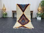 WISL- Orange Geometric Authentic Berber Runner