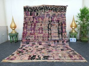 GONE- Abstract Purple Tribal Moroccan Berber Rug
