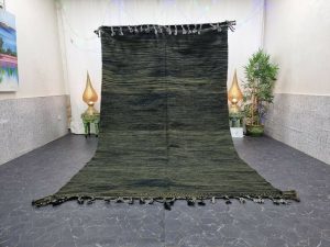 FILIKS- Dark Kilim Zanafi Berber Moroccan Area Rug