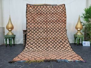 ZINAT - Beige Geometric Moroccan Tribal Rug