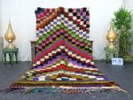 JANEL- Checkered Multicolor Berber Tribal Wool Rug