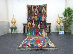 RIMAS- Geometric Colorful Boucherouite Berber Runner