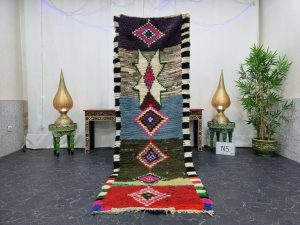 RINGA- Geometric Colorful Berber Handmade Tribal Rug