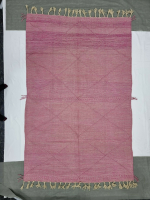 LAMANA- Geometric Pink Kilim Zanafi Berber Rug