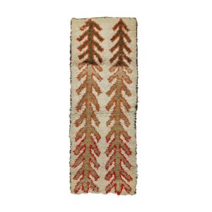 NAJM- Beige Geometric Handmade Tribal Wool Rug