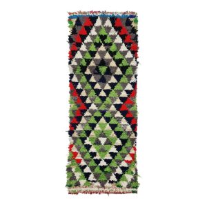 NAZEN- Geometric Vibrant Handmade Tribal Wool Rug