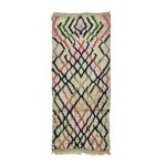 ILUZ- Beige Red Handmade Tribal Wool Rug