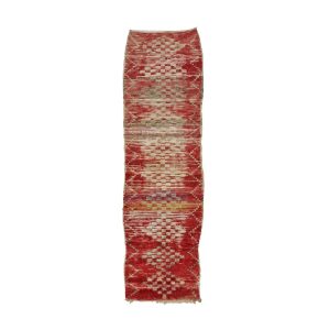 DARLA- Faded Red Handmade Tribal Wool Runner