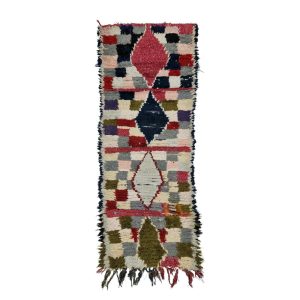 MUTLU- Multicolor Geometric Boho Tribal Rug