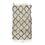 WILD- Moroccan Black&White Geometric Tribal Rug