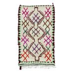 MAZIKA- Geometric Pink Moroccan 3'5''x5'8'' Carpet