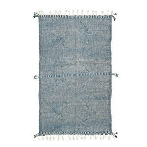RIMAS- Light Blue Kilim Zanafi 6'1''x10'5'' Bohemian Rug