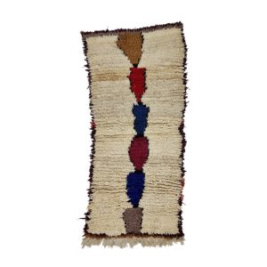 FULAN - Beige Boho Vintage Moroccan  2'8''x6' Rug