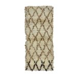 STAM - Vintage Bohemian Beige Moroccan 2'5''x6' Rug