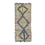 MAYMUN- Geometric Vintage Tribal 2'6''x6'1''  Rug