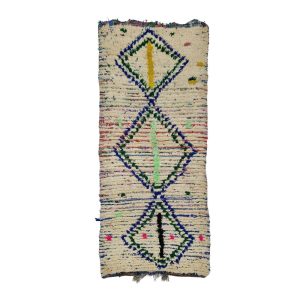MAYMUN- Geometric Vintage Tribal 2'6''x6'1''  Rug