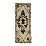 FINESS- Handmade Vintage Moroccan 2'5''x6'3'' Rug