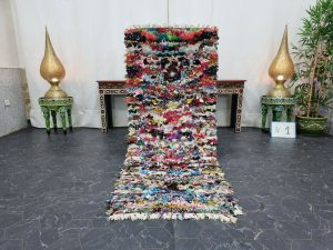 DUCHIS- Colorful Handmade Boucherouite Rug