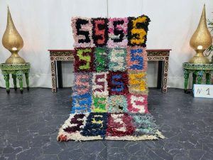 ANTONY- Moroccan Checkered Colorful Berber Rug