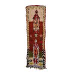 MILAD- Red Moroccan Berber Geometric 2'x 6 'Rug