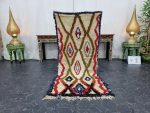 BARON- Beige Handmade Geometric Berber Rug