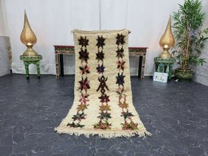 YAMUR- Floral Handmade Tribal Wool Rug
