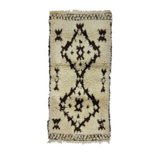 BAKAR- Boho Geometric Vintage 3'x6'2'' Wool Rug