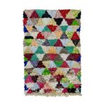 CHAARA- Geometric Vintage Wool Colorful 4' x 6' Rug