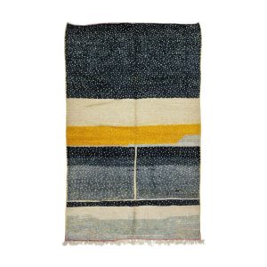 EDEN - Patchwork Yellow Boujaad Tribal 6'3''x 10'4'' Rug