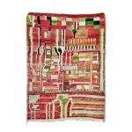 MEDALLION- Red Berber Boujaad Tribal 6'2''x 8'3'' Rug