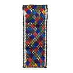 TALIA- Geometric Vintage Berber Wool 2'2''x6'4'' Rug