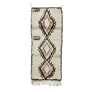 ONELLE- Beige Brown Geometric Moroccan 2'4''x5'7''Rug