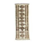 MONAL- Brown Vintage Geometric Wool 2'6''x6'8''Rug