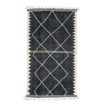 LARA- Zanafi Kilim Black&White 6'x10'8''Beber Rug