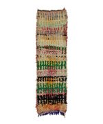 PETALO - Vintage Tribal Berber Colorful 2'1''x7'4'' Rug