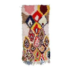 FASIM- Mini Colorful Vintage Wool  2'6''x6' Rug