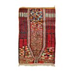 LAURA - Red Handmade Boujaad Tribal 5'5''x8'3'' Rug