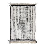 DAVE - Black & White Beni Ourain Dotted  5'2''x7'8'' Rug