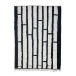 IKIM- Black & White Beni Ourain Moroccan 8'7''x11'8" Rug